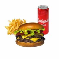 Двойной Хохбургер Комбо в ХОХО БУРГЕР