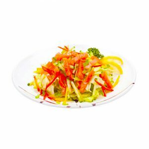 Салат с копченым лососем в Суши ЭДО по цене 750 ₽