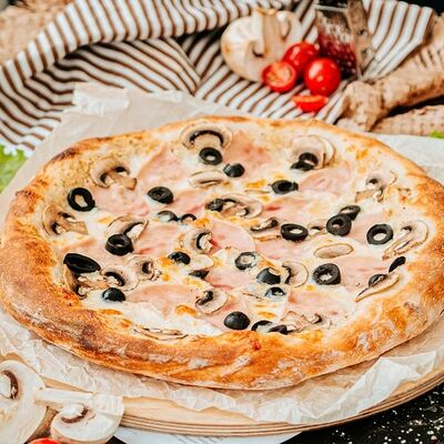 Пицца Ветчина и грибы в OK PIZZA по цене 470