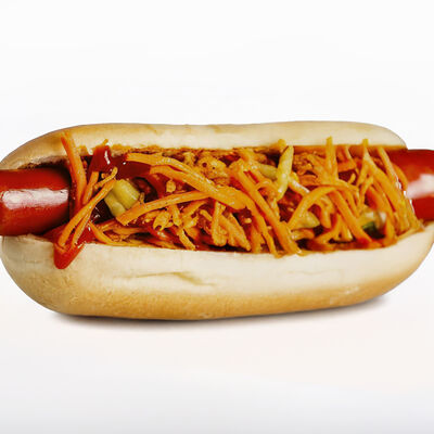 Биг-дог в булке с одной сосиской в Hot dogger по цене 300 ₽