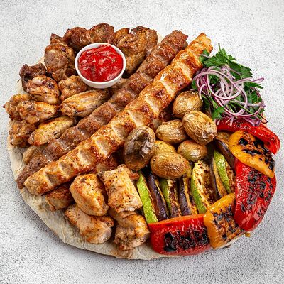 №6 Шашлычный Сет Mix на 10 персон в Шашлык - BBQ по цене 16459 ₽