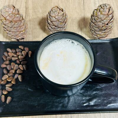 Кофе Латте с кедровыми орехами в Шаурма86 по цене 350 ₽