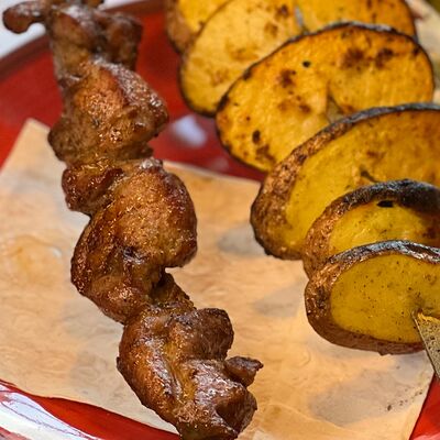 Шашлык из cвинoй шейки в Дети Лейтенанта Шмидта по цене 540 ₽