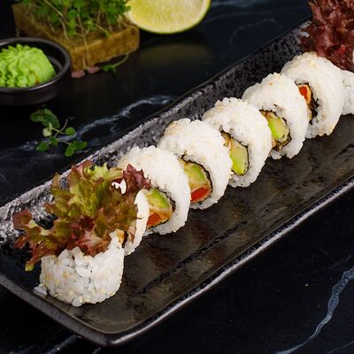 Вегетарианский ролл в Баклажан в ТЦ 