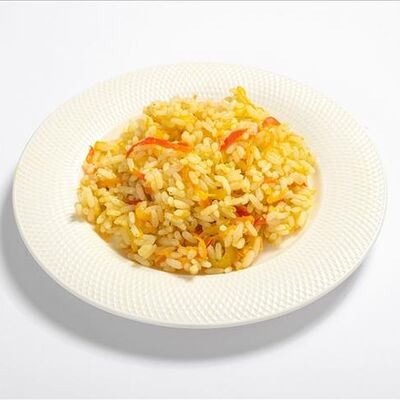 Рис с овощами и зеленым маслом в Му-Му по цене 170 ₽