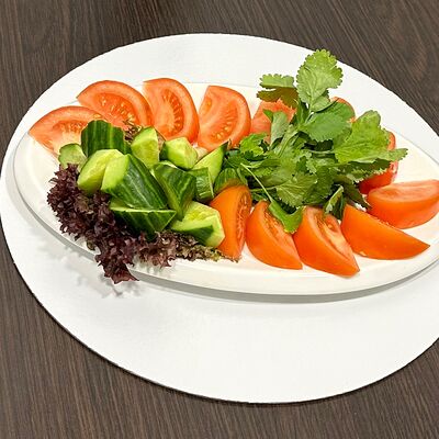 Овощная нарезка в Шашлык №1 по цене 400 ₽