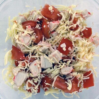 Салат Снежный краб в Pizza Fest по цене 190 ₽