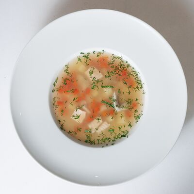 Ароматная русская уха в Болконский по цене 840 ₽