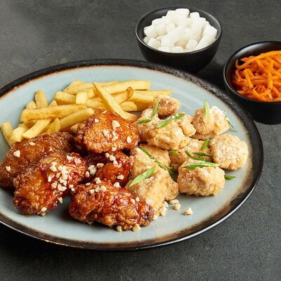 Комбо №3 Крылья и филе для одного Большой в KanMan Chicken по цене 940 ₽