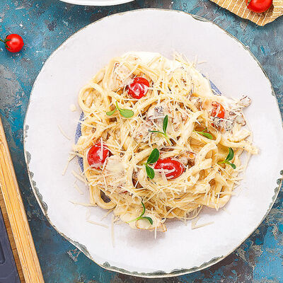 Лагман с курой и грибами в Двор Помидор по цене 520