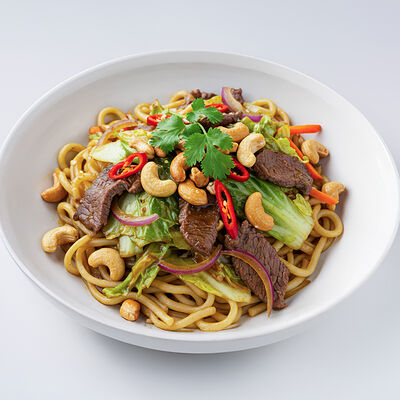 Удон бифу терияки в Japengo cafe по цене 450 ₽