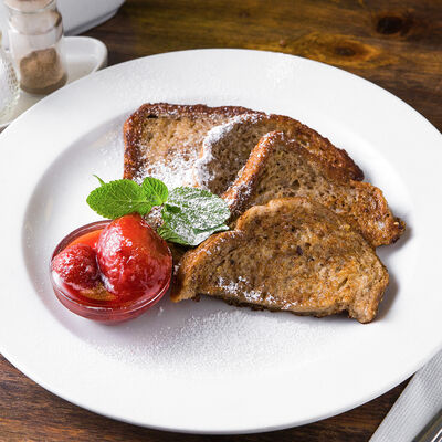 Французские тосты с ягодным вареньем в Кафе RSC по цене 180 ₽