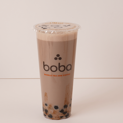 Шоколадно-банановый шейк M в Boba tea по цене 380 ₽