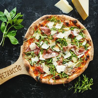Пицца Ортолана, 300 г - заказать с доставкой в Petruccio Pasta & Pizza, улица По