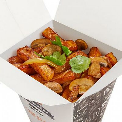 Картофель жареный с грибами в FoodBand по цене 335 ₽