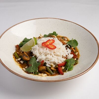 Овощное карри с рисом басмати в Kitchen по цене 460