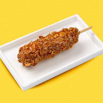 Корн-дог с карамелью в Чико по цене 300 ₽