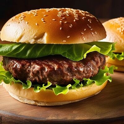 Гамбургер в ВКУСНАЯ ТОЧКА 24 ЧАСА по цене 270 ₽