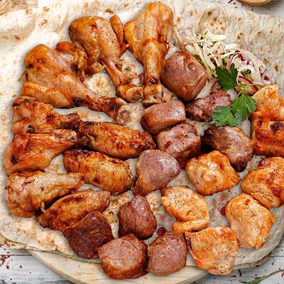 Ассорти из индейки и курицы в Я люблю шашлык по цене 5699 ₽