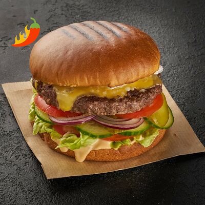 Бургер Флэм Чили в Хмель и солод по цене 699 ₽