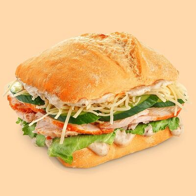 Чиабатта цезарь из печи в Комбо по цене 345 ₽