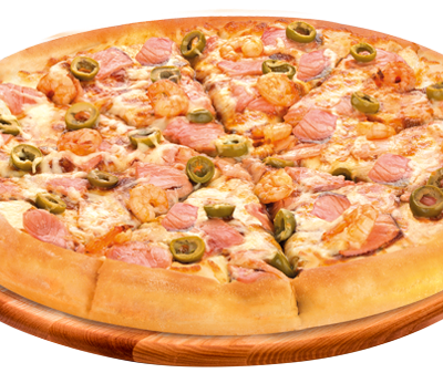 Пицца С лососем и креветками в Жар Пицца по цене 89