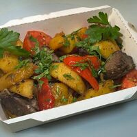 Оджахури с курицей в Хинкарули