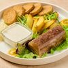 Холодец из говядины с горчичной заправкой и ржаными тостами в Four по цене 720