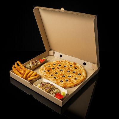 Якомбо короб Рыба моя в Фабрика кухня Пицца по цене 2385 ₽