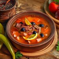 Солянка сборная в Achma и Хинкали