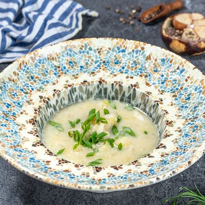 Похлебка чесночная с двумя видами рыбы в Щепка по цене 470 ₽