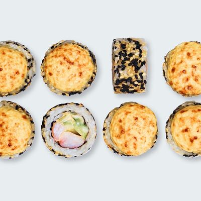 Запеченный Креветка в сыре в Суши Сет по цене 549 ₽