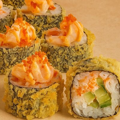 Горячий ролл Жареная креветка в Hakuna Matata по цене 439 ₽