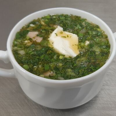 Окрошка домашняя с ветчиной в Вкусно как дома по цене 250 ₽