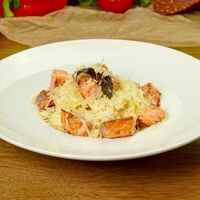 Паста с жареным Лососем в Fixed Pizza & Pasta