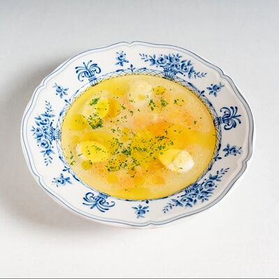 Куриный суп с аньолини в ROMO по цене 705 ₽