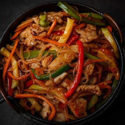 Фунчоза со свининой в Love Rolls по цене 449 ₽