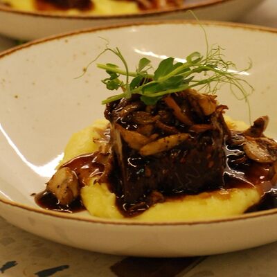 Бразато с картофельным пюре в Al Dente по цене 36 р.
