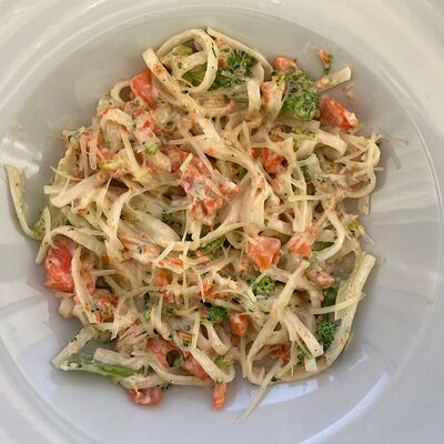 Паста с семгой в Самовар на Минусинской по цене 505 ₽