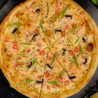 Пицца Том-ям с тигровой креветкой в Ёжкин ролл