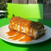 Яблочный чизкейк в Сельдерей