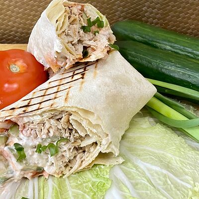 Шаурма с курицей в Пиццерия Papa Pizza по цене 280 ₽