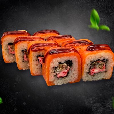 Ролл Филадельфия с угрем в Sopranopizza по цене 520 ₽