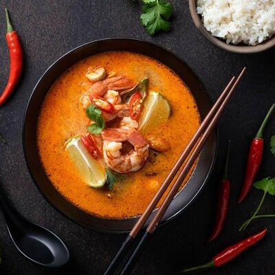 Том ям с креветкой в Империя Ролл по цене 565 ₽