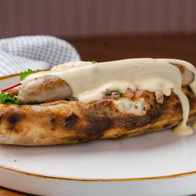 Хот-дог с сосиской куриной в Смена вкуса по цене 360 ₽