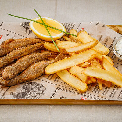 Жареная черноморская барабулька в Ив.Дурдинъ по цене 660