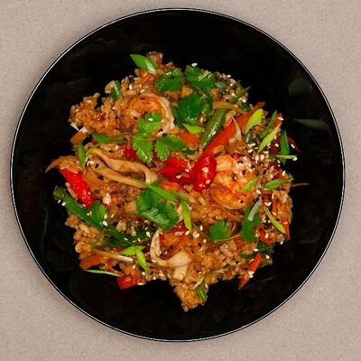 Wok рис с морепродуктами в Брют ли по цене 610 ₽