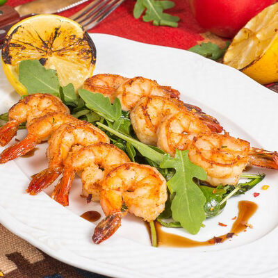 Креветки на мангале в Мушмула по цене 699