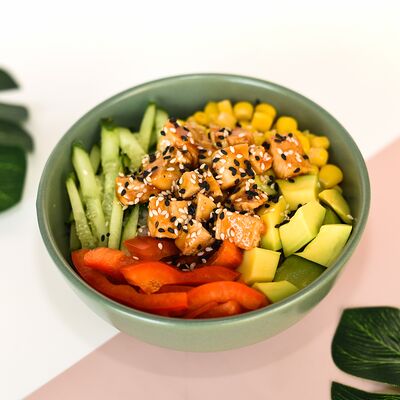 Поке Курочка терияки Mini в Pokemania по цене 559 ₽