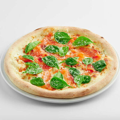 Пицца лососем и шпинатом в Марчеллис по цене 990 ₽